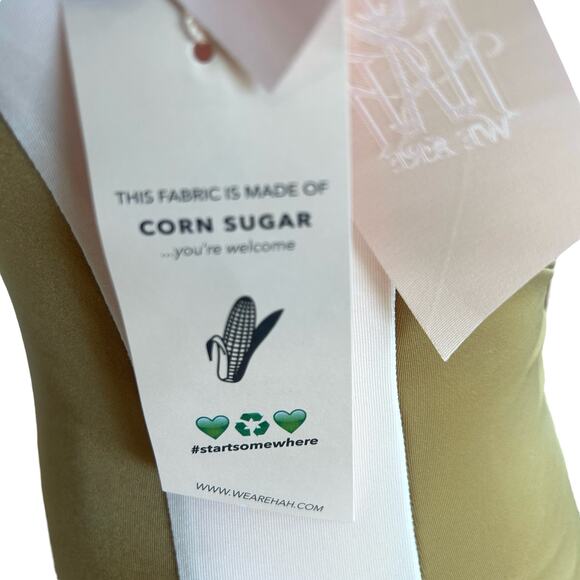 We Are HAH Swimsuit Bodysuit Free People Pull It Thru Bodycon Gold Size Small - Picture 9 of 11